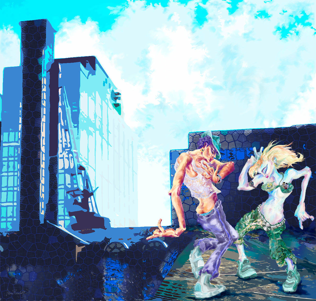 Mz Anna.B shows Limited Edition Art Prints by the unique Anna Brockett